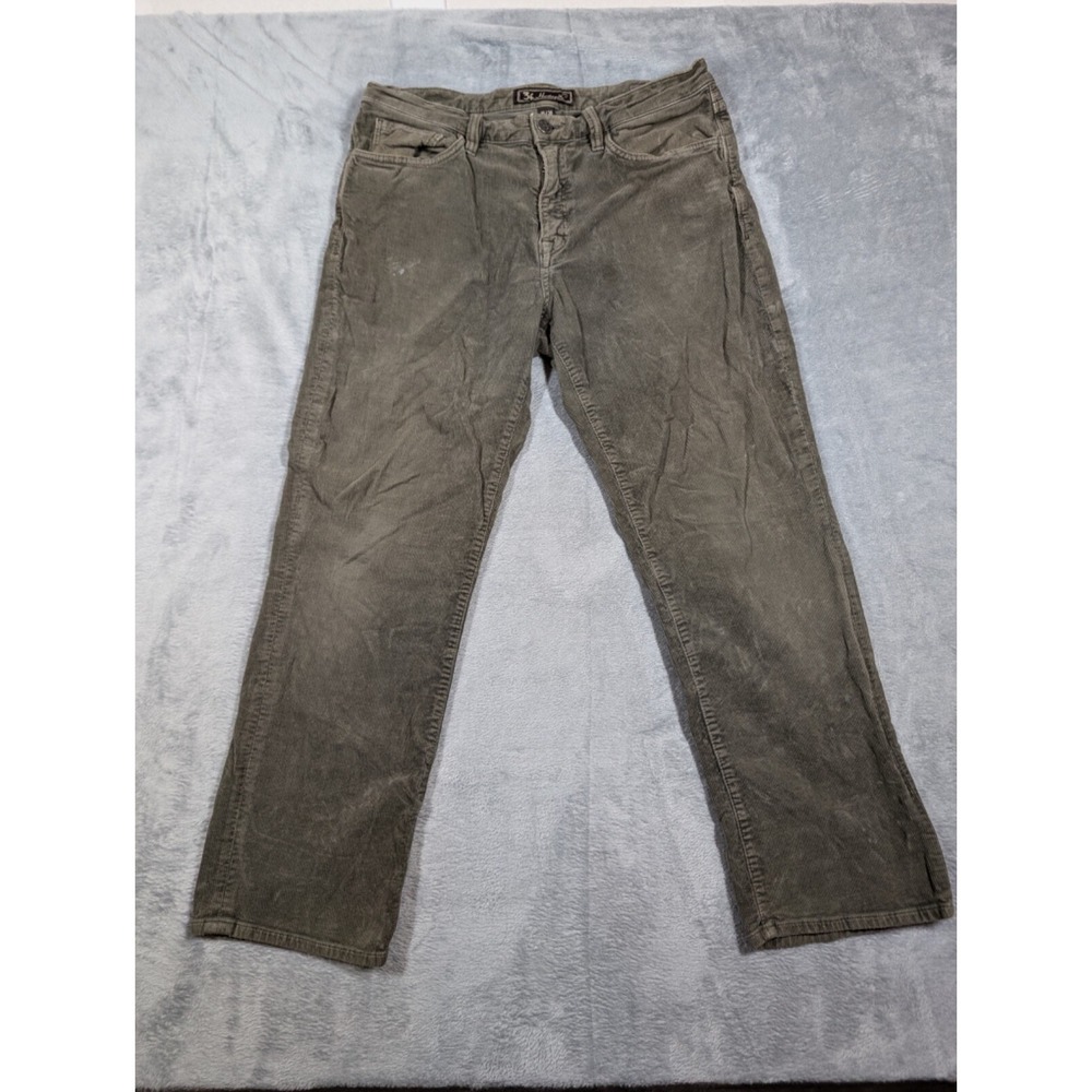 34 Heritage Pants Mens 35/30 Brown Corduroy Charisma Classic Stretch EUC